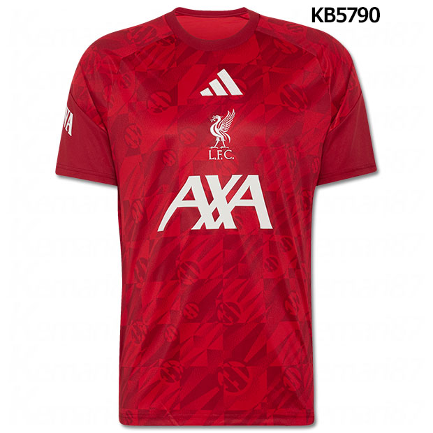 【6/10まで尖んがり10倍】リバプール 半袖プレマッチジャージー 【adidas|アディダス】クラブチームウェアーdh227