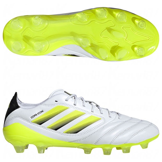 【ポイント10倍】コパ アイコン 2 ELITE HG/AG ジャパン　フットウェアホワイト&times;ルシッドレモン　【adidas|アディダス】サッカースパイクki0619｜kemari87店 17,094円