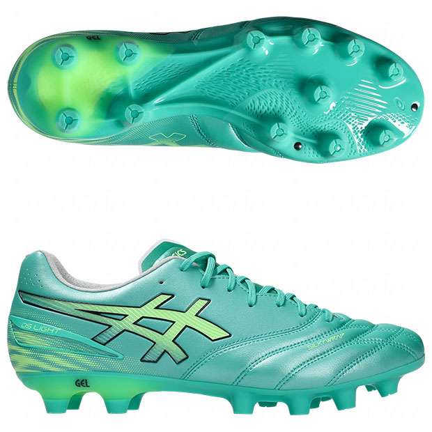 DS点火装置 労働者階級 オーロラ緑であること×イルミネートグリーン 【asics|アシックス】蹴球スパイク1103a126-300