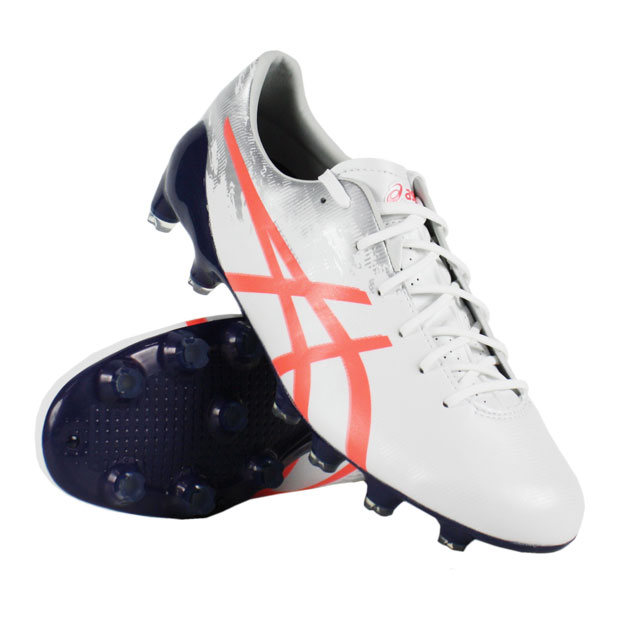 Asics Soccer Spike Shoes Ds Light X Fly 3 Sl Tsi749 Coral Orange With Tracking Men Sporting Goods