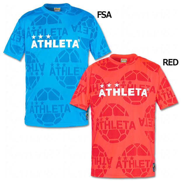 楽天市場 ジュニア ジャガードメッシュ半袖tシャツ Athleta アスレタ サッカーフットサルジュニアウェアーj Kemari87楽天市場店