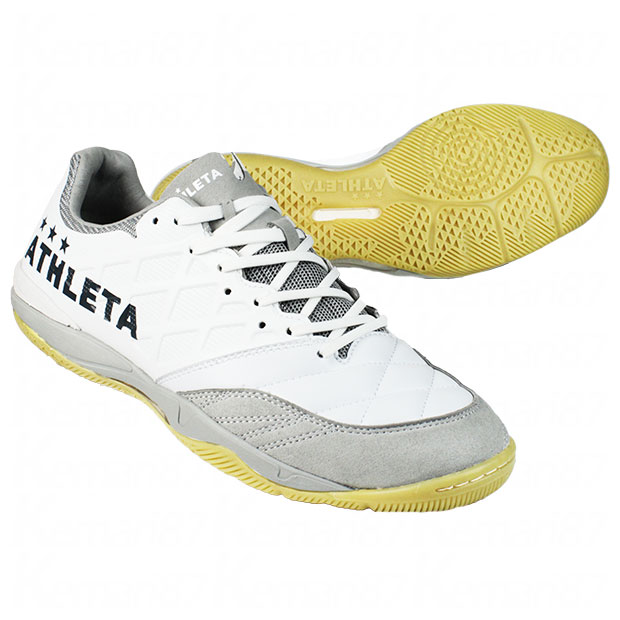 【尖んがり10倍】Teo ID テオ ID 白いこと 【ATHLETA|アスレタ】フットサルシューズ11021-wht