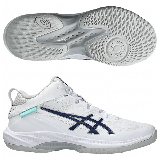 【4/11AM1時59分までポイント5倍】ゲルフープ V17　ホワイト×ブルーエクスパンス　【asics|アシックス】バスケットボールシューズ1063a096-104