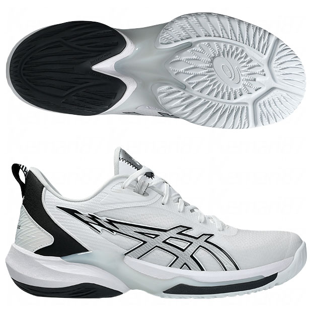 スウィフトエース　ホワイト&times;ブラック　【asics|アシックス】バスケットボールシューズ1063a114-100｜kemari87店