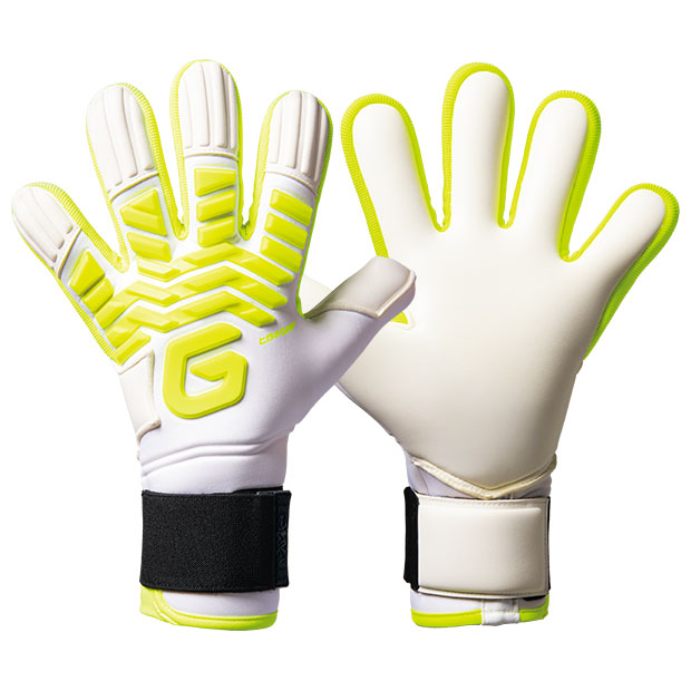 マトゥー イノベーティブプロ　ホワイト×フラッシュイエロー　【GAViC|ガビック】サッカーフットサルゴールキーパーグローブgc3015-whtfyl