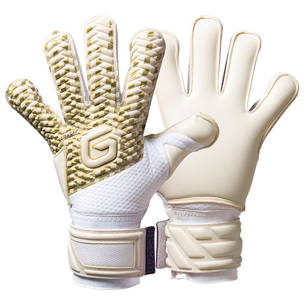 マトゥー フラットプロ　ホワイト×ゴールド　【GAViC|ガビック】サッカーフットサルゴールキーパーグローブgc3028-whtgld
