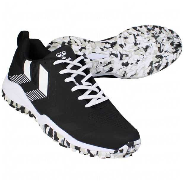 【楽天市場】【7/10までポイント10倍】グランドフライ 5 ブラック×ホワイト 【hummel|ヒュンメル】ハンドボールシューズ