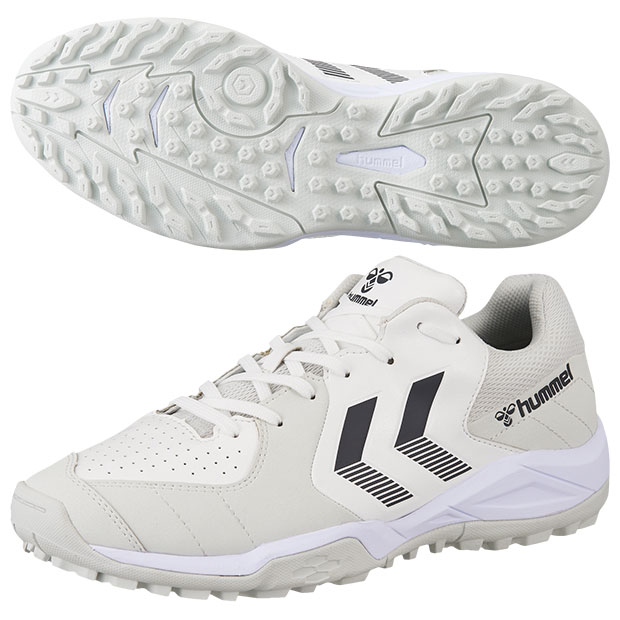 【6/10まで尖んがり10倍】グランドシューター 7 白いこと×薄墨色 【hummel|ヒュンメル】ハンドボールシューズhas6020-1092