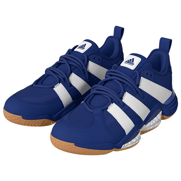 装置 スタビル 16 セミルシッドブルー×フットウェアホワイト 【adidas|アディダス】ハンドボールシューズhp9979