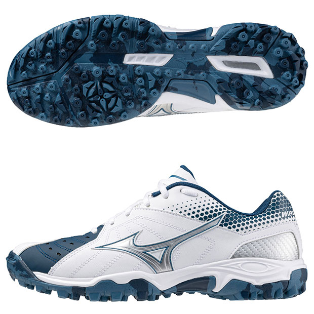 【6/10まで尖んがり10倍】縮くれる ガイア 3 白いこと×青碧 【MIZUNO|ミズノ】ハンドボールシューズx1gd185021