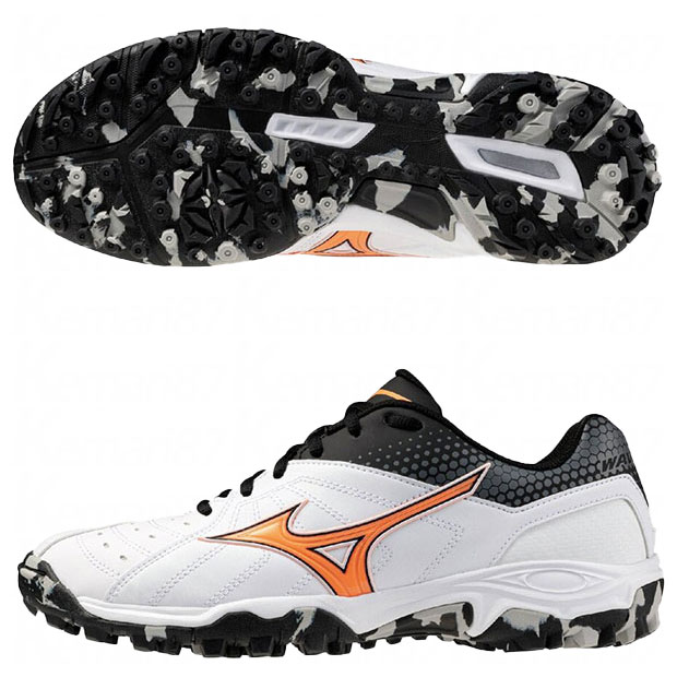 【4/17 9時59分までポイント5倍】ウェーブ ガイア 3　ホワイト×オレンジ　【MIZUNO|ミズノ】ハンドボールシューズx1gd185051