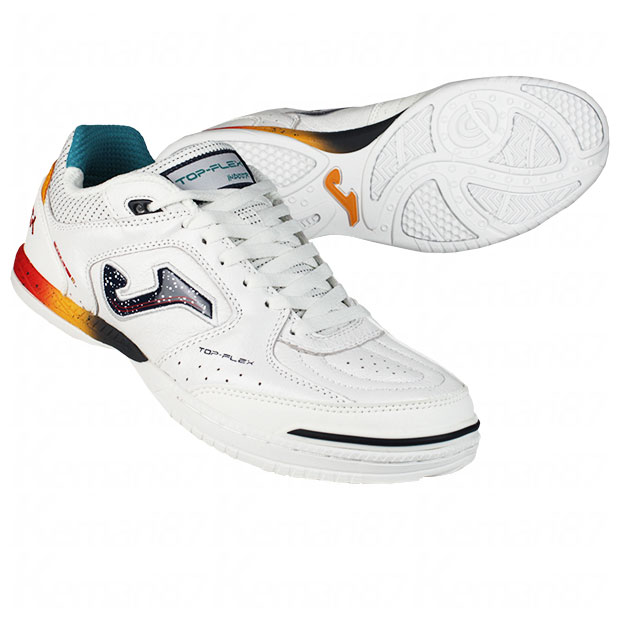 シューズ joma / TOP FLEX 2476 WHITE RED TF (25.5) JOMA/ホマ フットサルシューズ TOP FLEX 2476 WHITE RED INDOOR