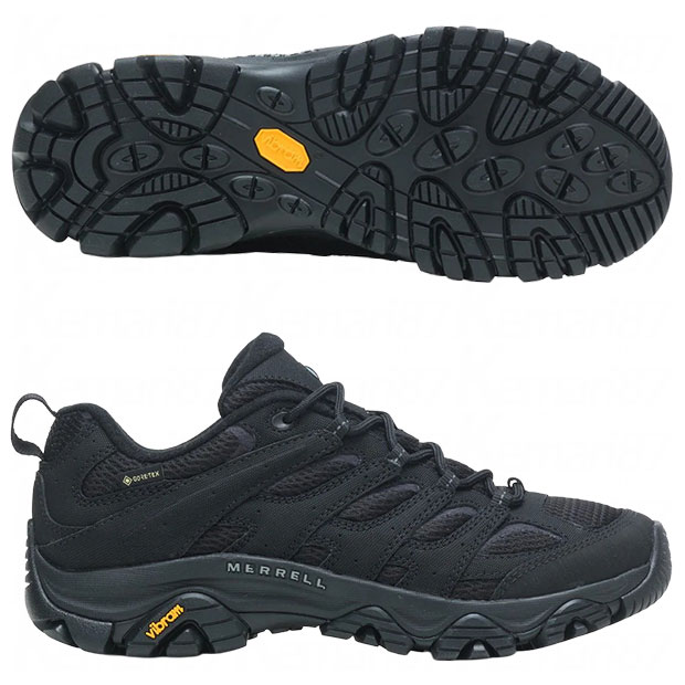 【7/26AM1時59分までポイント10倍】MOAB 3 SYNTHETIC GORE-TEX モアブ 3 シンセティック ゴアテックス　トリプルブラック　【MERRELL | メレル】ランニングシューズm500239-00｜kemari87店