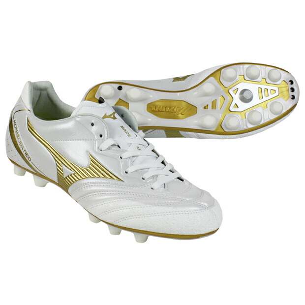 楽天市場 モナルシーダ Neo Wide Japan ホワイト ゴールド Mizuno ミズノ サッカースパイクp1ga2150 Kemari87楽天市場店