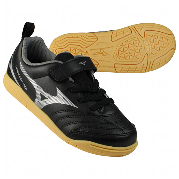 【4/11AM1時59分までポイント5倍】ジュニア モナルシーダ NEO 3 CLUB KIDS IN　ブラック×シルバー　【MIZUNO|ミズノ】ジュニアフットサルシューズp1gg252603