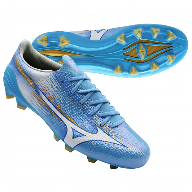 【ポイント10倍】ミズノアルファ 3 JAPAN　ユニティスカイブルー&times;ホワイト　【MIZUNO|ミズノ】サッカースパイクp1ga266025｜kemari87店
