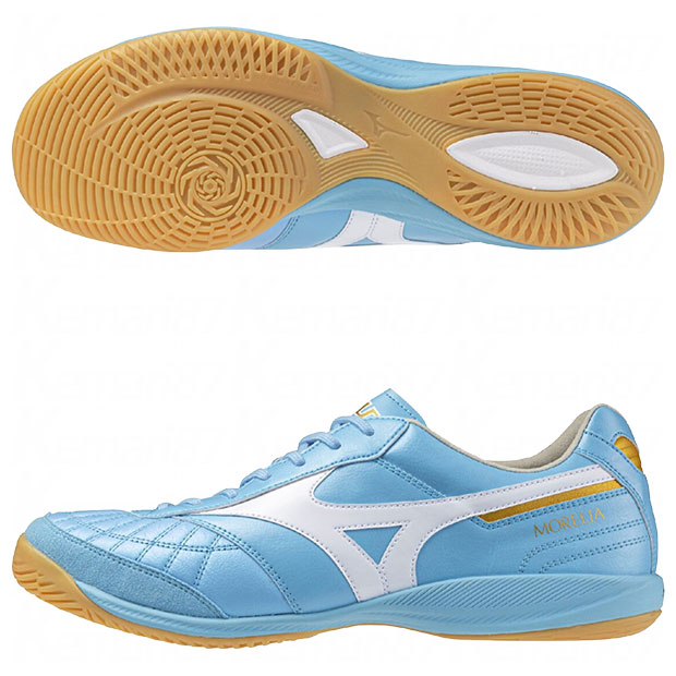 【6/10まで尖んがり10倍】モレリア SALA JAPAN IN ユニティスカイブルー×白いこと 【MIZUNO|ミズノ】フットサルシューズq1ga260225