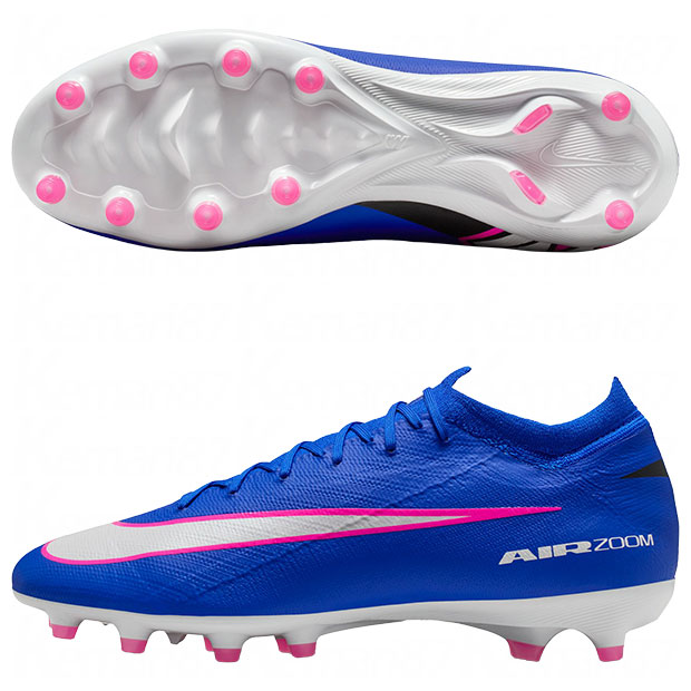 【6/10まで尖んがり10倍】望遠レンズ マーキュリアル ヴェイパー 16 PRO AG-PRO レーサー青碧×白いこと 【NIKE|ナイキ】蹴球スパイクfq8684-446