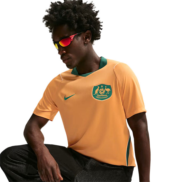 【7/26AM1時59分までポイント10倍】オーストラリア代表 2026 ホーム 半袖レプリカユニフォーム　【NIKE|ナイキ】ナショナルチームレプリカウェアーib5256-704｜kemari87店 11,090円