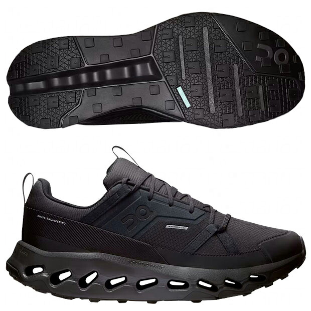 Cloudhorizon Waterproof クラウドホライズン ウォータープルーフ オン ランニング ブラック×ブラック 【On|オン】ランニングシューズ3me10051043-blkblk|kemari87店