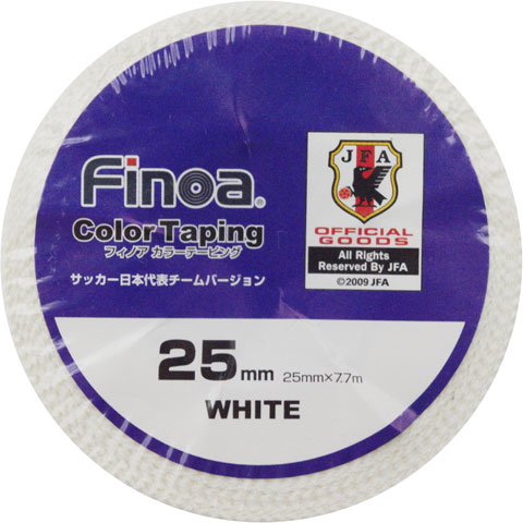 楽天市場 カラーテーピング 25mm ホワイト Finoa フィノア サッカーフットサル 用品colortaping 1600 Kemari87楽天市場店