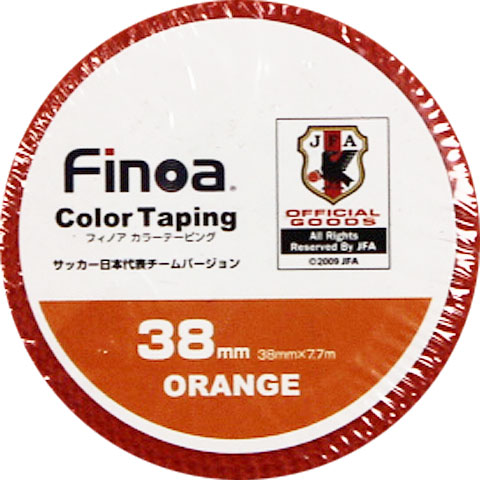 楽天市場 カラーテーピング 38mm オレンジ Finoa フィノア サッカーフットサル 用品colortaping 1657 Kemari87楽天市場店