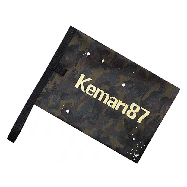 【4/14 20時からポイント5倍】Kemari87別注 シューズケース　カーキカモ　【GENTIL BANDIT|ジャンティバンティ】サッカーフットサルバッグgb-kemaricase-kcm