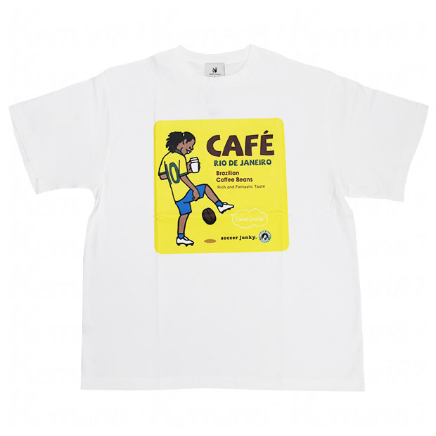 Cafe rio de janeiro プレミアム半袖Tシャツ 【SoccerJunky|サッカージャンキー】サッカーフットサルウェアーjr26c30