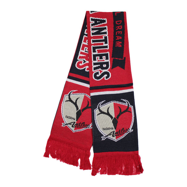 楽天市場 鹿島アントラーズ ニットマフラー 2 クラブチーム防寒アクセサリー Kemari87楽天市場店