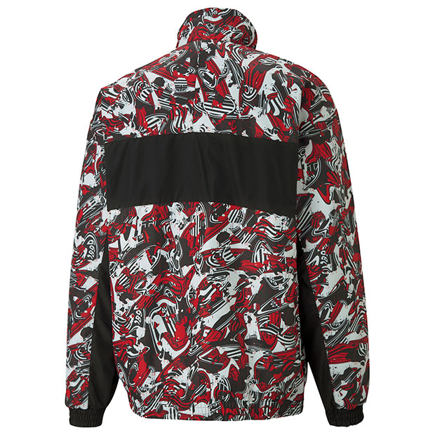 気質アップ Acミラン Tfs ウーブンジャケット タンゴレッド プーマブラック Puma プーマ クラブチームウェアー7587 01w 即納最大半額 Www Nripost Com