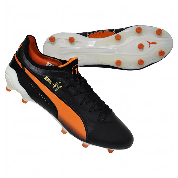 激レアプーマ　サッカースパイク　キングペレ PUMA プーマ キング ペレ di(ブラック×イエロー) 881763 01