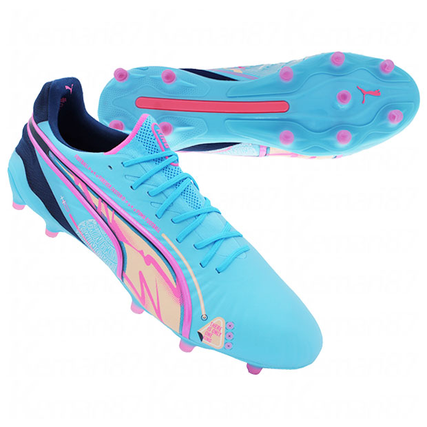 プーマ サッカースパイク キング アルティメット ENERGY FG/AG PUMA プーマ キング アルティメット FG/AG(ブルー×オレンジ
