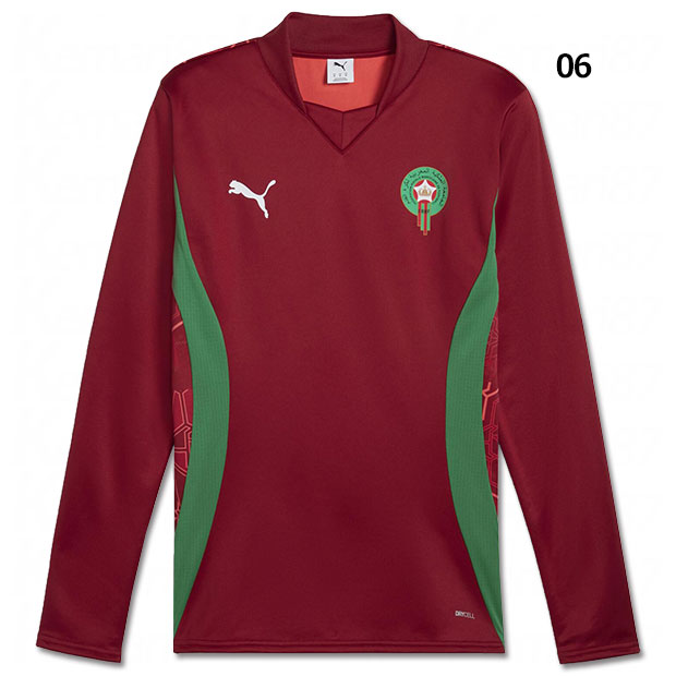 楽天市場】プーマ 2025 モロッコ代表 プレマッチ 長袖スウェットトップ