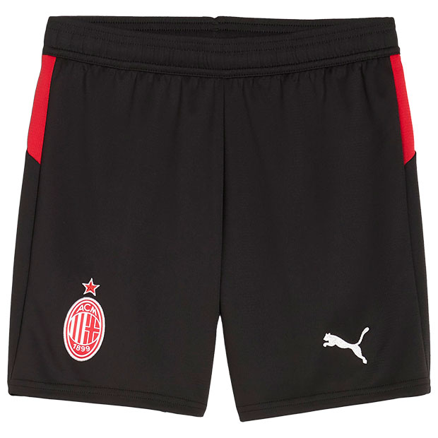 【4/11AM1時59分までポイント5倍】ジュニア ACミラン 25-26 ホーム レプリカショーツ　【PUMA|プーマ】クラブチームレプリカウェアー779988-04