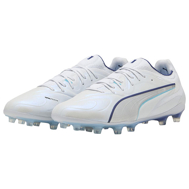 【ポイント15倍】プーマキング 20 アルティメット FG/AG　プーマシルバー　【PUMA|プーマ】サッカースパイク108457-03