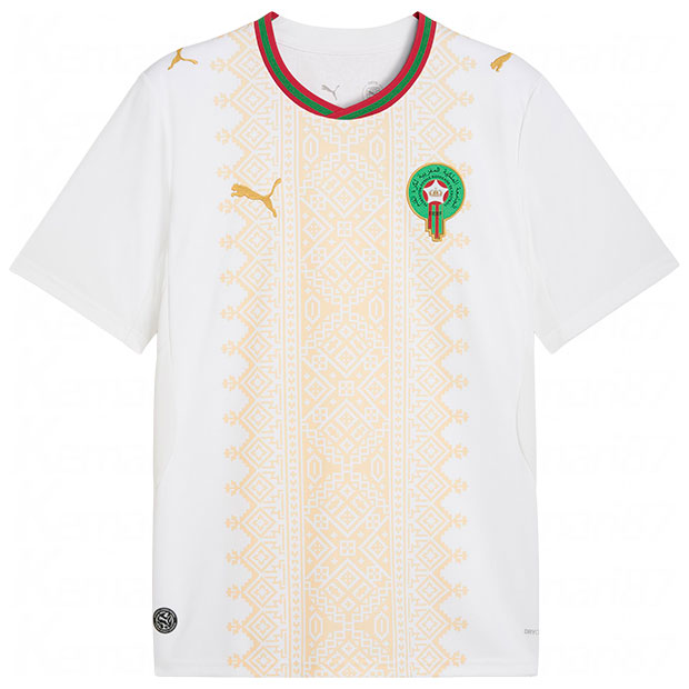 【4/11AM1時59分までポイント5倍】モロッコ代表 2026 アウェイ 半袖レプリカユニフォーム　【PUMA|プーマ】ナショナルチームレプリカウェアー783318-02