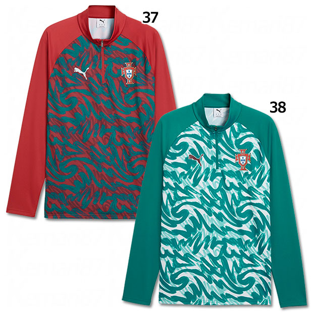 【6/10まで尖んがり10倍】ポルトガル共和国代議員団 PM 1/4 ジップトップ 【PUMA|ピューマ】ナショナルチームウェアー784790