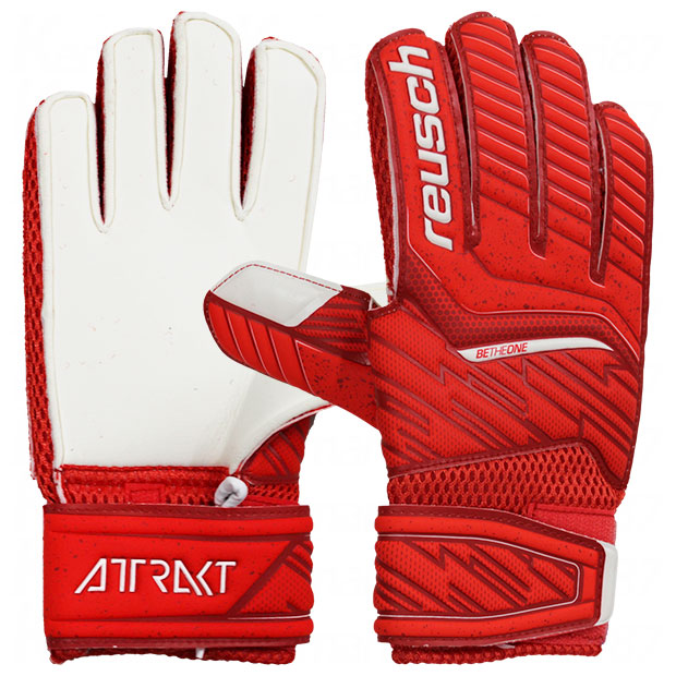 ギフト ジュニア アトラクト シルバー Jr レッド Reusch ロイッシュ サッカーフットサルゴールキーパーグローブ 3002 Whitesforracialequity Org