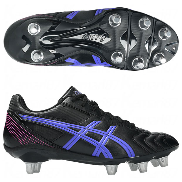 【4/17 9時59分までポイント5倍】リーサル タックル　ブラック×コバルトバースト　【asics|アシックス】ラグビー取替式スパイク1111a263-002