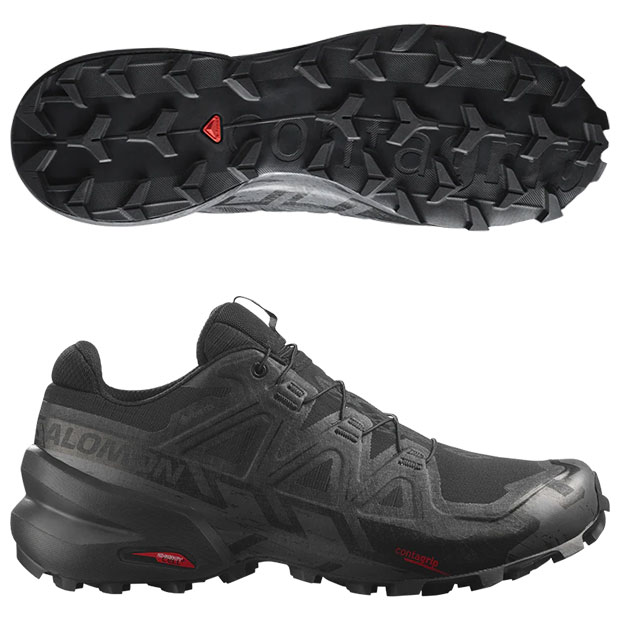 【7/26AM1時59分までポイント10倍】スピードクロス 6 GORE-TEX SPEEDCROSS 6 GORE-TEX ブラック×ブラック 【SALOMON|サロモン】ランニングシューズl41738600|kemari87店