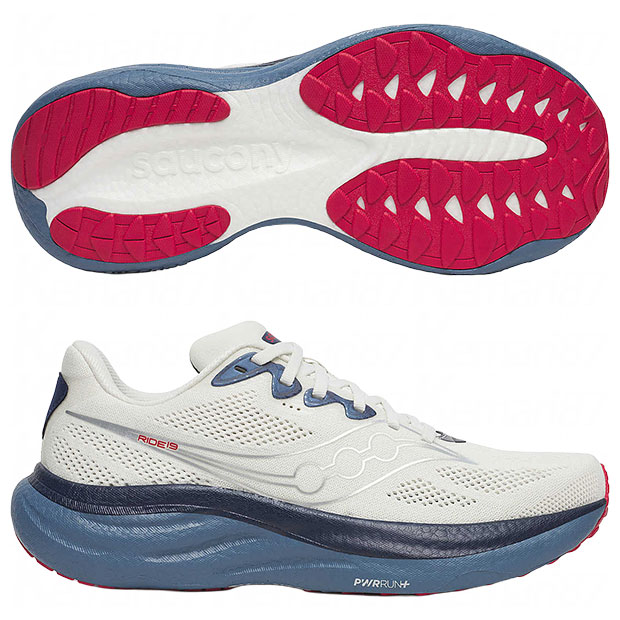 【ポイント10倍】RIDE 19 ライド 19 アイボリー×ストーム 【Saucony|サッカニー】ランニングシューズs21055-146|kemari87店