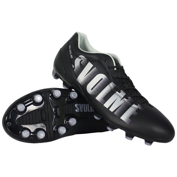 お待たせ! DELSALMA 4 SL ブラック サッカースパイク1191-13460-blk