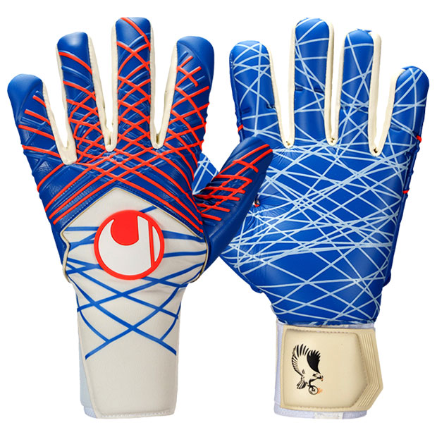 プレディクション ウルトラグリップ ハーフネガティブ　ホワイト×ロイヤル　【Uhlsport|ウールシュポルト】サッカーフットサルゴールキーパーグローブ101132812-01 21,017円
