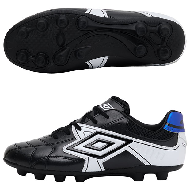 【4/11AM1時59分までポイント5倍】ジュニア アクセレイター RB JR WIDE HG　ブラック×ホワイト　【UMBRO|アンブロ】サッカージュニアスパイクuf6scsb2j-bkwh 4,690円