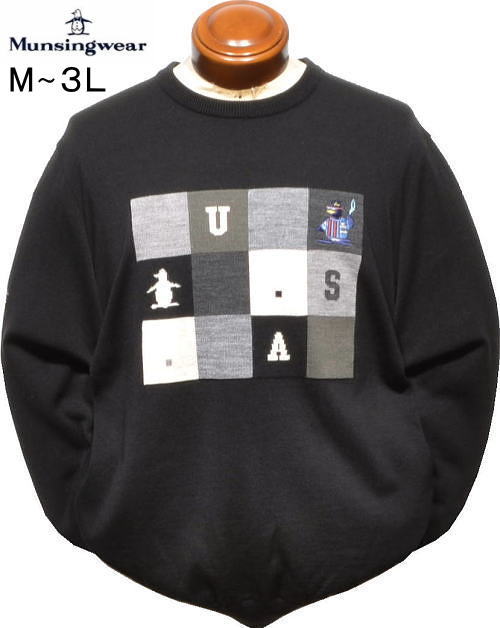 楽天市場】【2025-26秋冬】マンシングウェア メンズ セーター 丸首