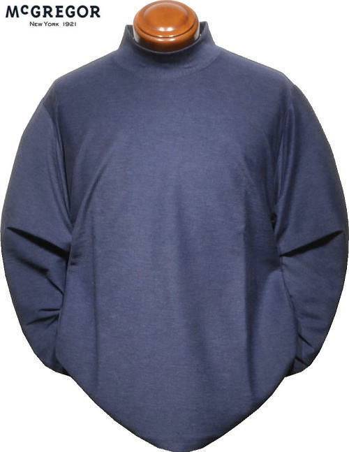 マクレガー ハイネックカットソー メンズ 111713604 ストレッチ モックネック長袖シャツ ハイネック長袖シャツ L/XL