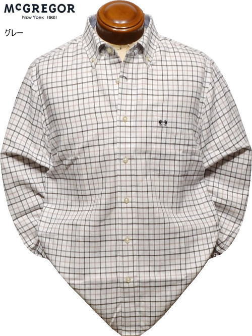 セール マグレガー ボタンダウン長袖シャツ メンズ 111175613 M.L.XL|ケンシマダ
