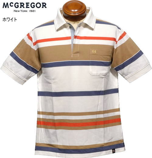 マクレガー 半袖スポーツシャツ メンズ 111626104 M/L/XL