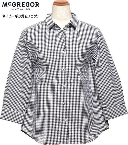 マクレガー 七分袖シャツ レディース 311156501 L｜ケンシマダ 9,900円