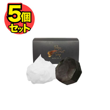 【5個仕掛ける】ピュアピートソープ 100瓦 泥炭 石ケン 石ケン せっけん アトピー ひと肌炎 洗顔 洗顔料-美容・コスメ・香水